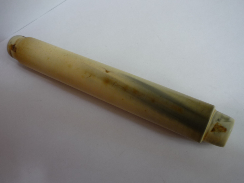 Bakelite rod (Door handle) Soviet USSR, solid (without hole),160*23mm, 77gram