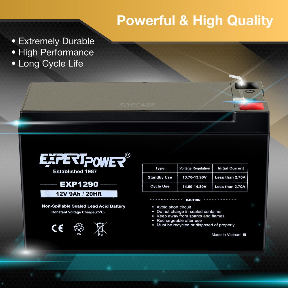 12V 9Ah SLA Replacement Battery for Ritar RT1290H