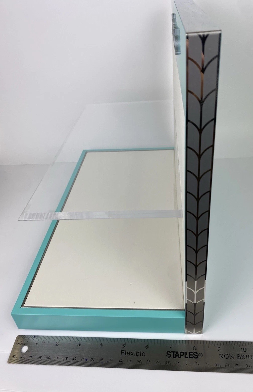 TIFFANY & CO COUNTER DISPLAY SHELF UNIT AUTHORIZED DEALER MADE IN ITALY