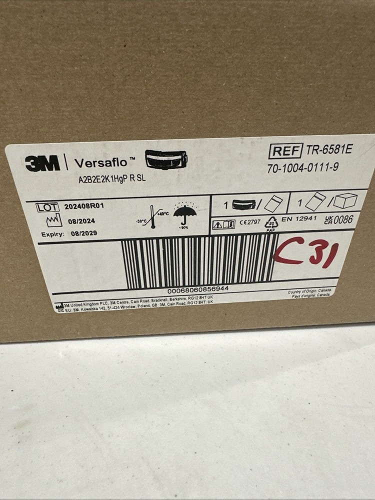 3M™ Versaflo™ A2B2E2K1HgP Filter, TR 6581E