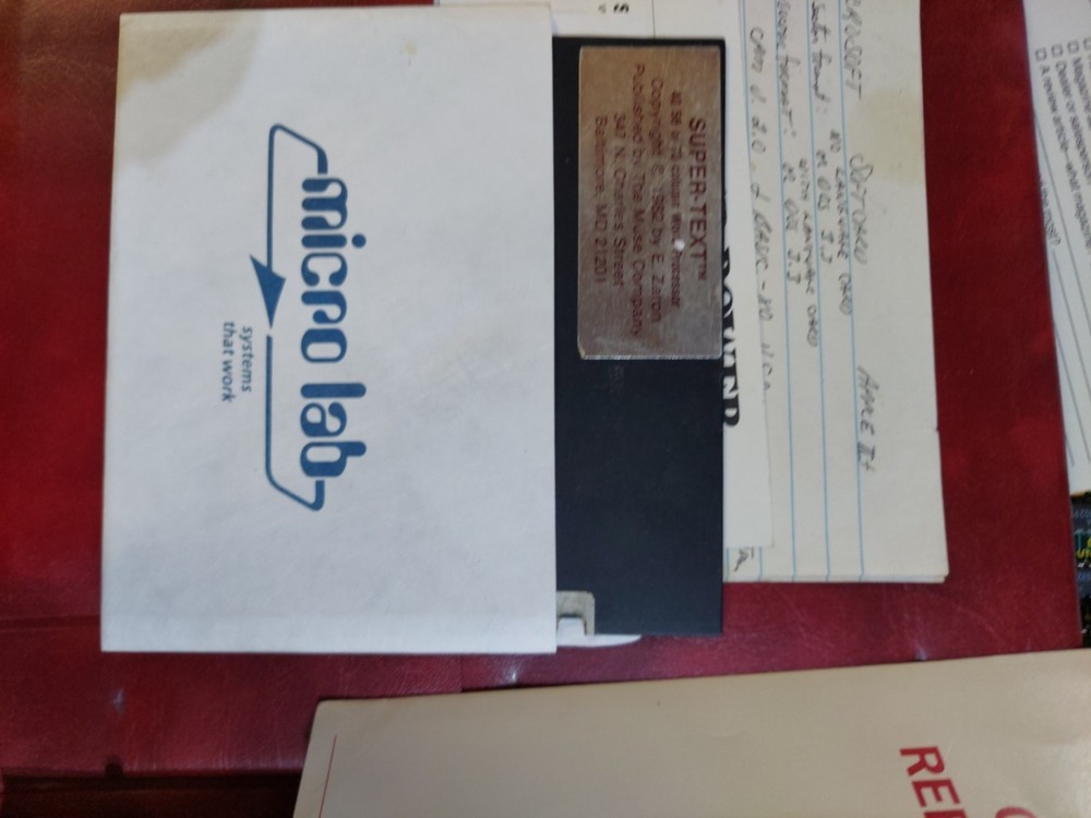 Apple ll,ll+,e,llgs. Super Text 40,56,70 Column Word Processor by Muse