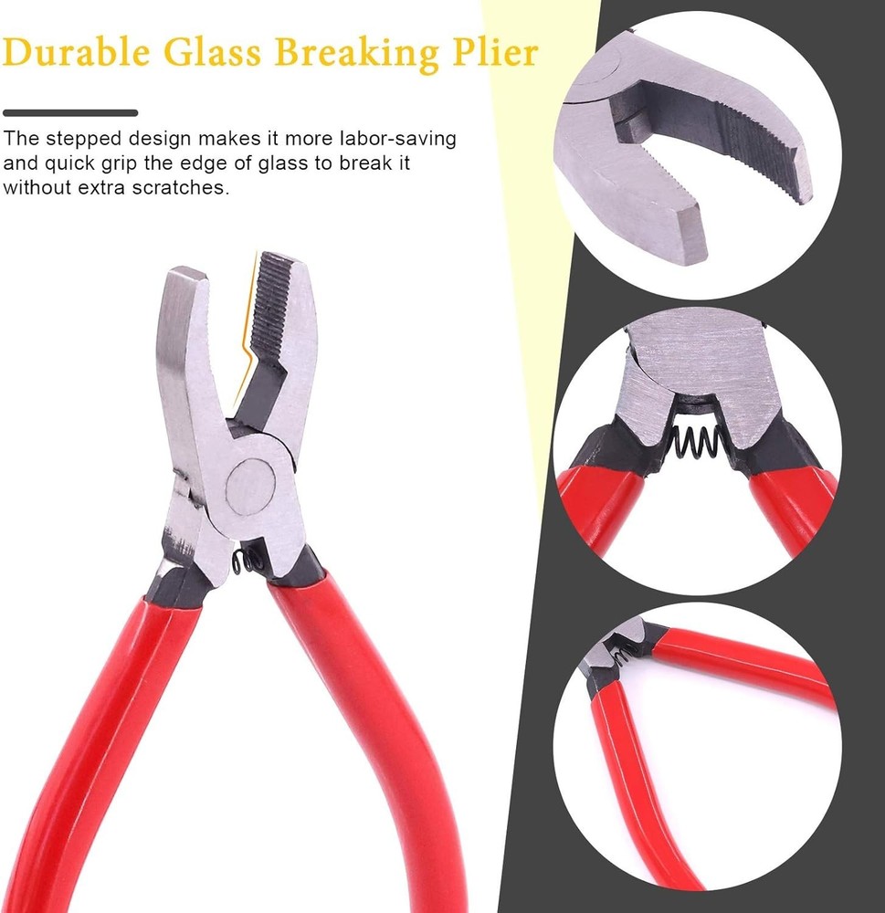 Professional Glass Cutting Toolkit - Includes 3 Tools for Various Applications