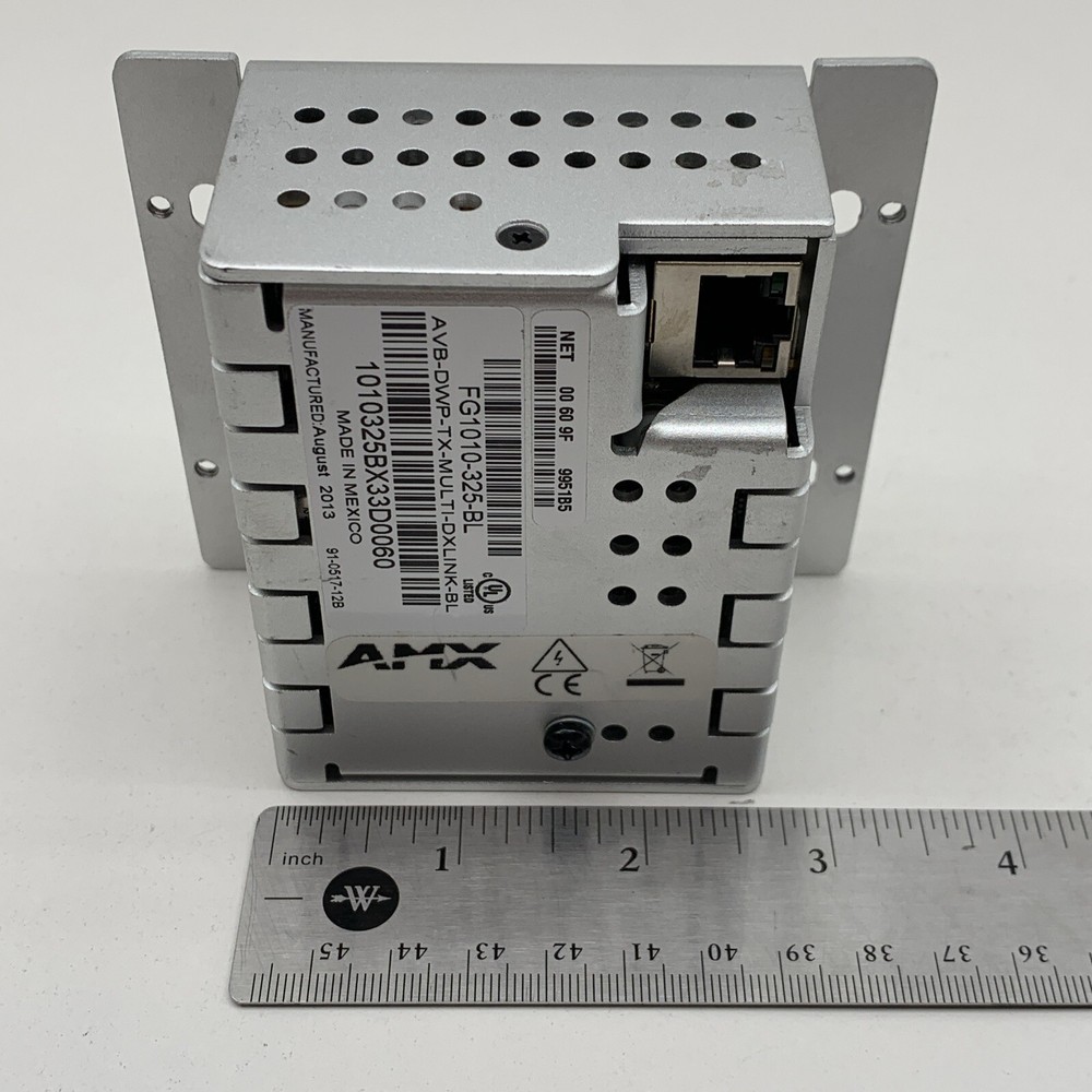 AMX FG1010-325-BL AVB-DWP-TX-MULTI-DXLINK-BL Multi Format Wallplate Transmitter