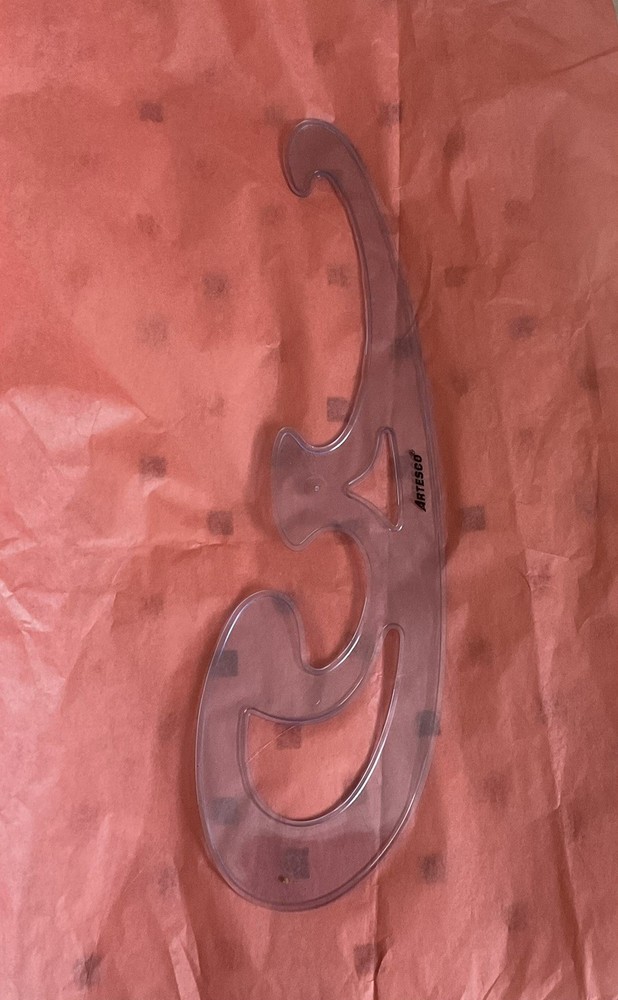 Drafting Drawing Templates 3 Pc with case vintage