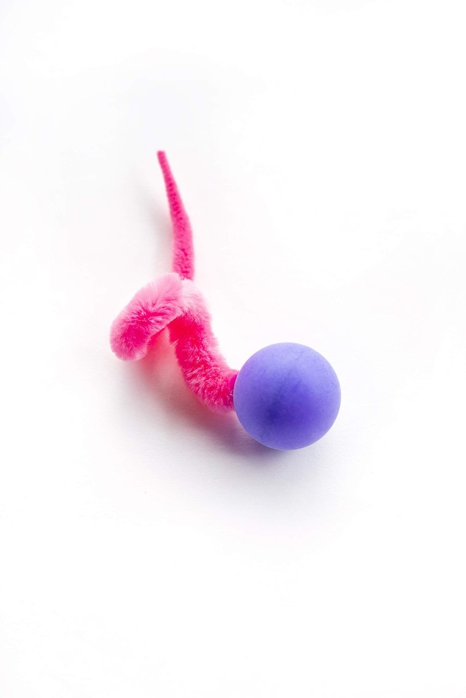 Interactive Cat Toy Wiggly Pong Ball 2 Pack