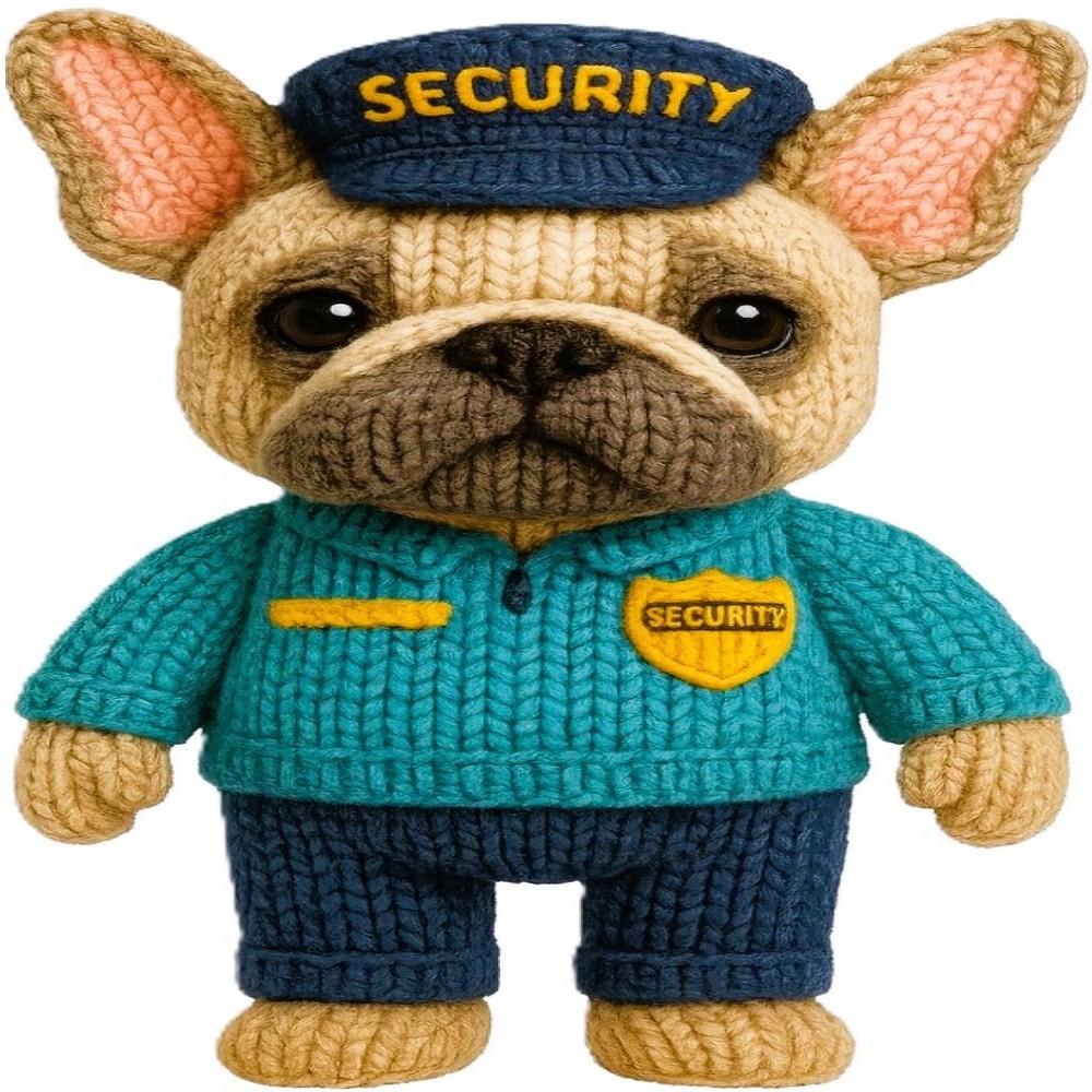 30 Custom Security Dog Yarn Art Personalized Address Labels