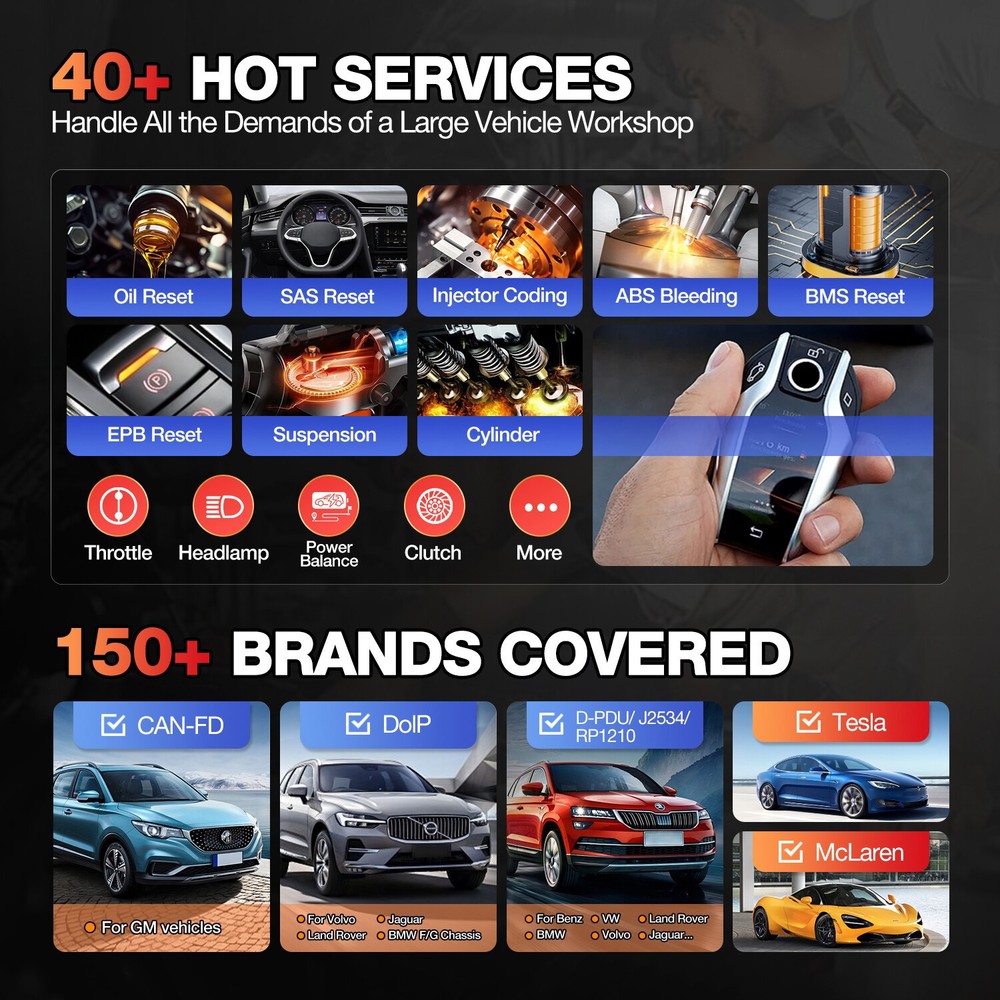 Autel MaxiSys ULTRA Lite 2-Year Update Diagnostic Scanner Programming +40+ Reset