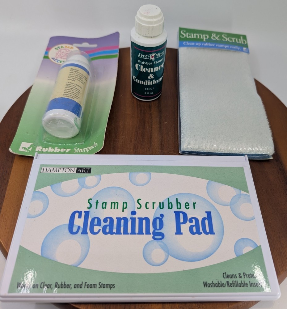Rubber Stamp Cleaning Pads and Solution Lot