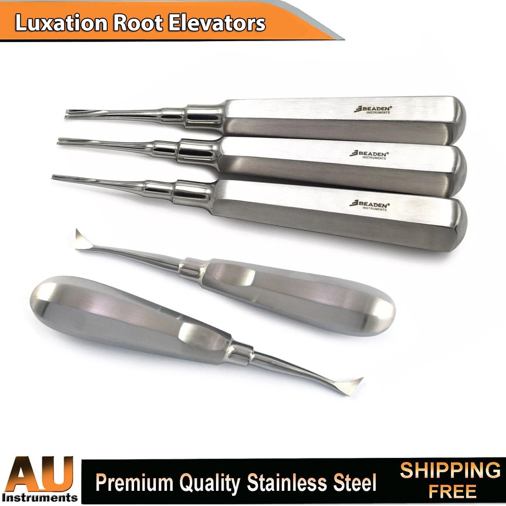 Dental Root Elevators Root Canal Oral Surgery Extraction Elevator Lab Instrument