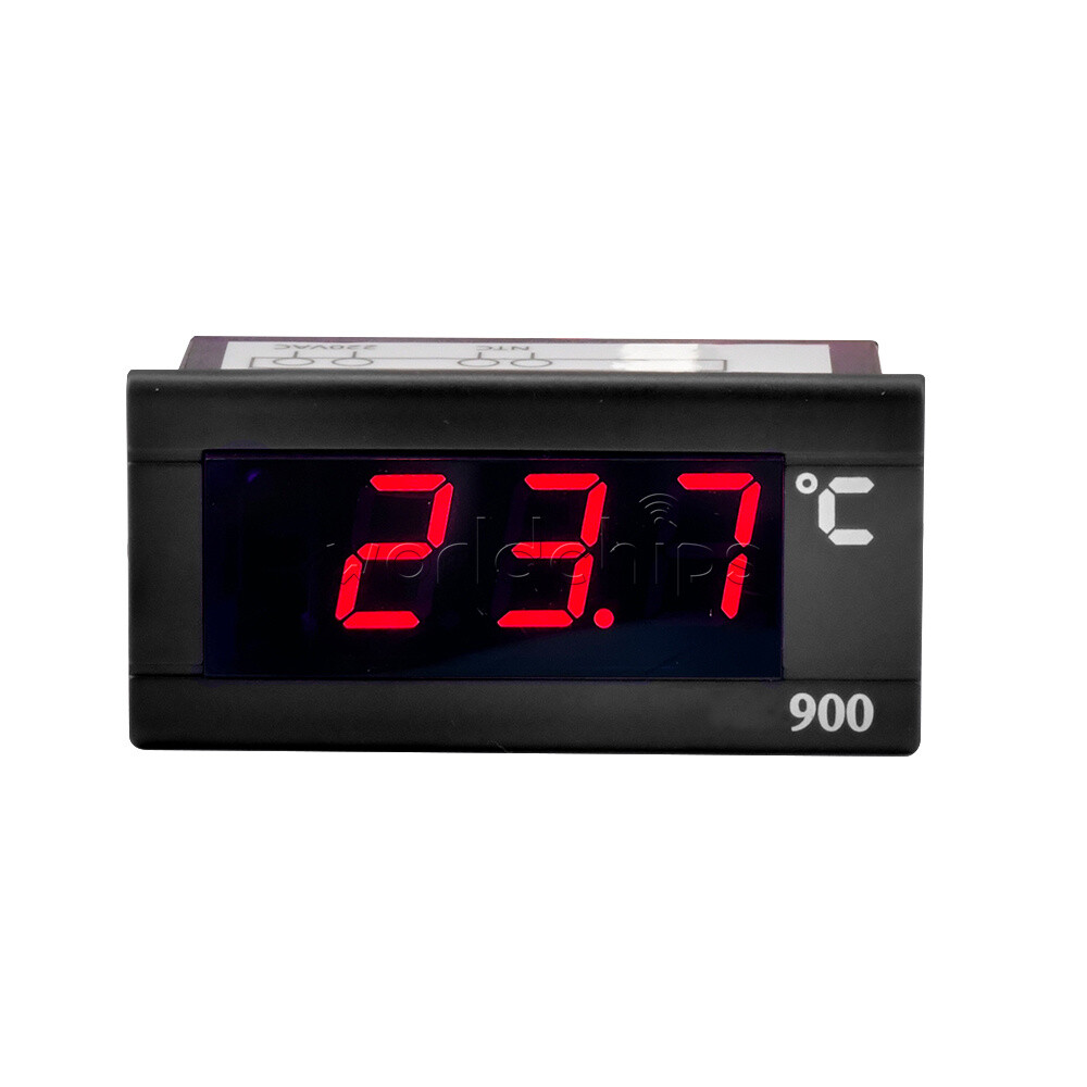 AC220V Embedded Thermometer Refrigerator Digital Temperature Meter Pannel