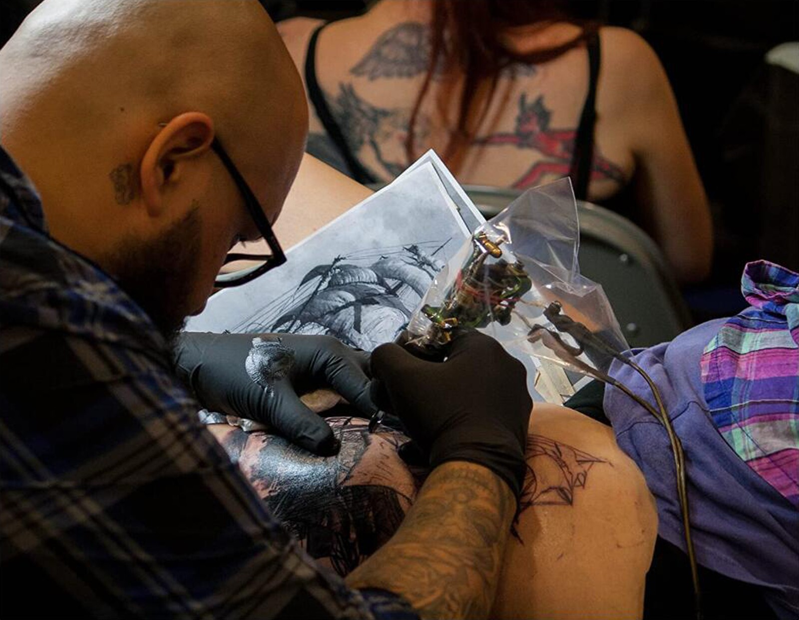 50 Pcs Tattoo Needles and Tube Tips + Assorted Lining and Shading Sizes RL RS M1