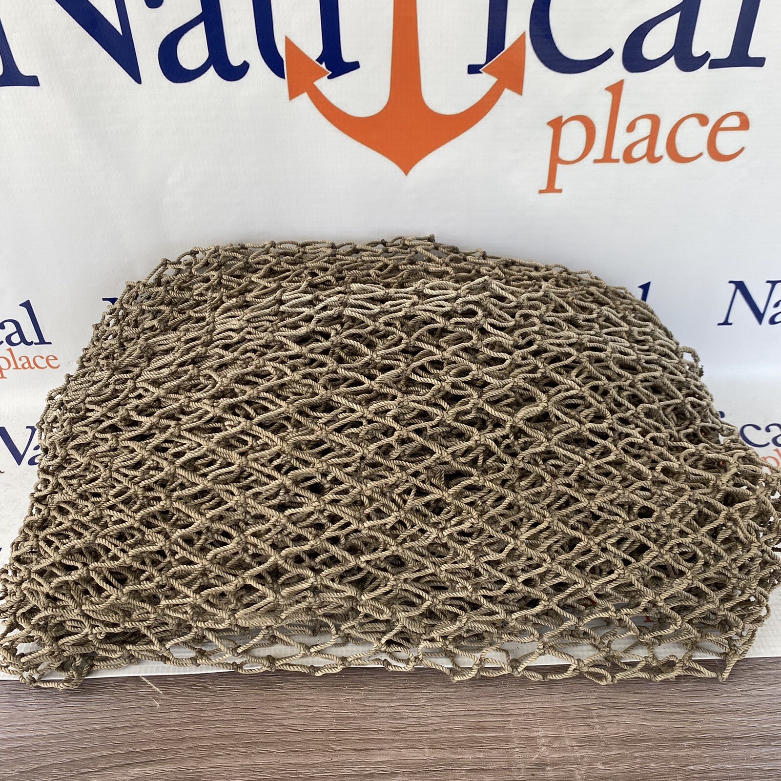Real Used Fish Net - 10' x 10' - Traditional Fishing Net - Old Reclaimed Netting