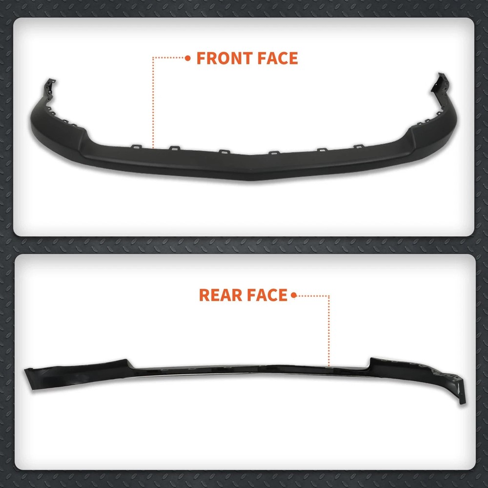 Primed Plastic Front Upper Bumper Cover Replacement for Silverado 1500 2014-2015
