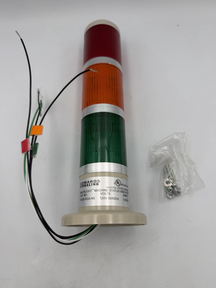 Edwards Signaling Stack Light Tower – Model 113SS-RGA-N5