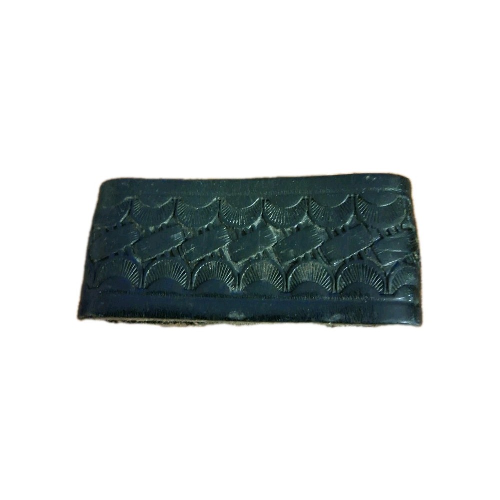 Jaypee Black Tooled Leather Hidden Handcuff Key Belt Loop Clip