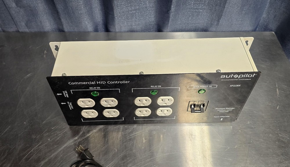 Autopilot Commercial High Power HID 8 Grow Light Controller APCLC8DX