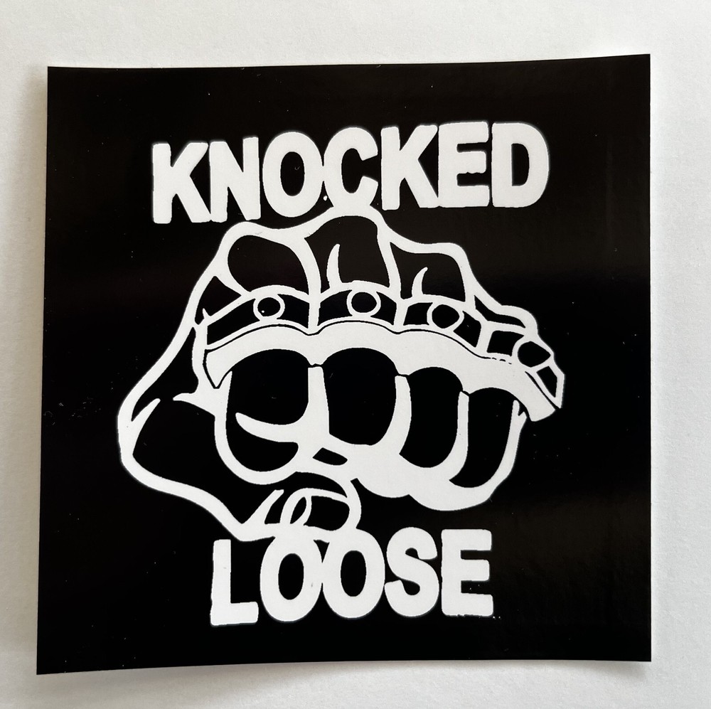 Knocked Loose Sticker Vinyl decal 4" x 4" (632)