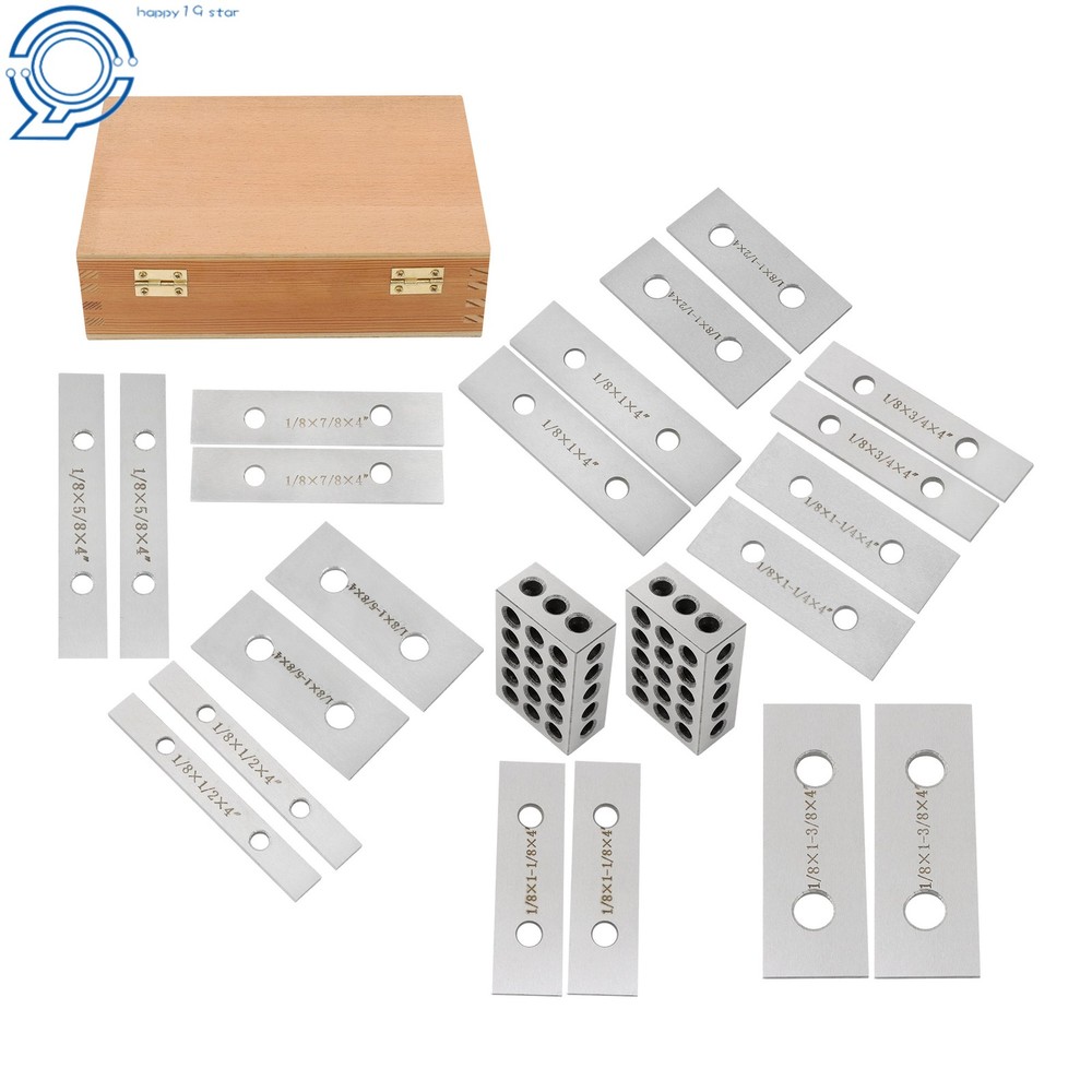 1/8" x 4" 10-Pair Precision Parallels with Matched 1-2-3 Blocks