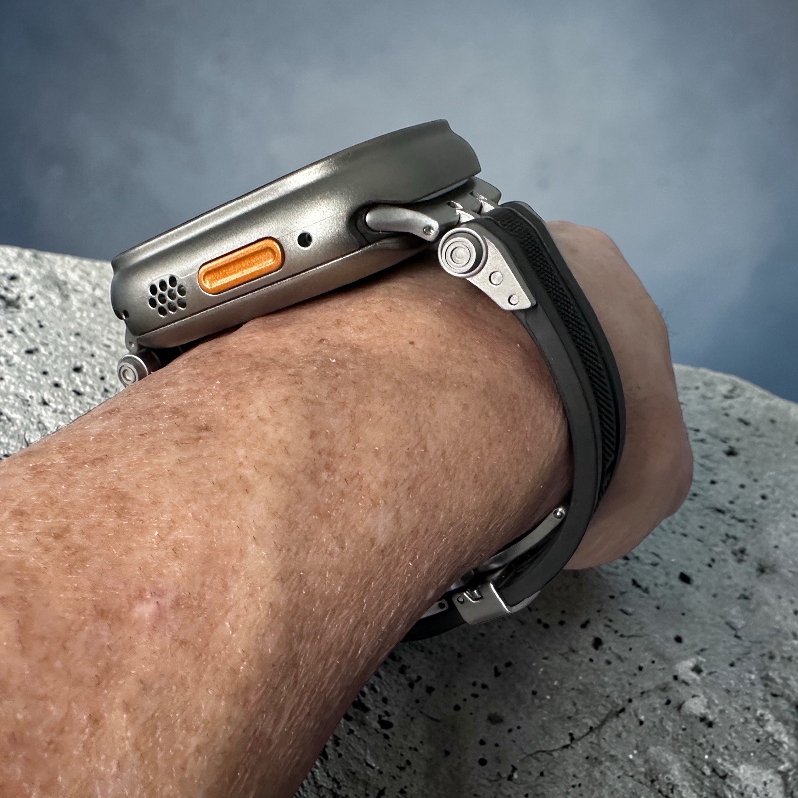 Titanium Sentinel Ultra Elite Mod Kit Apple Watch Ultra 49mm Case + B.Fly Clasp