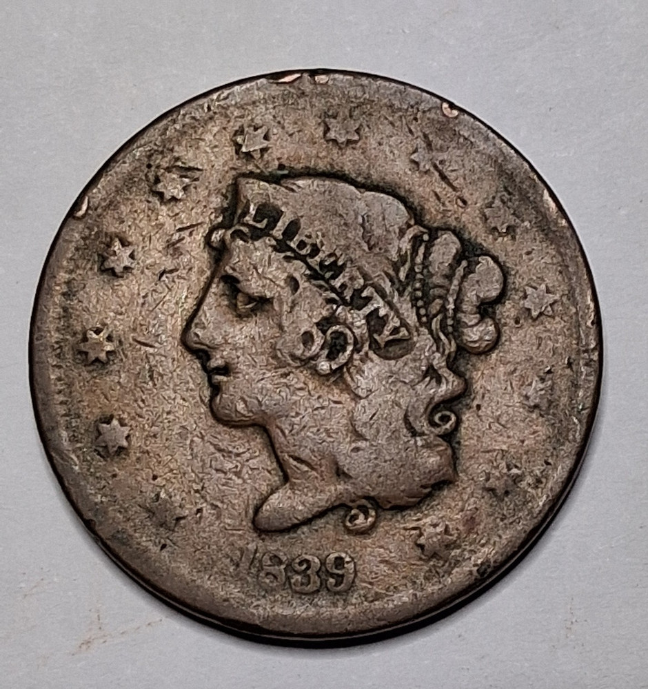 1833-1841 Large Cent Set - 9 Pieces