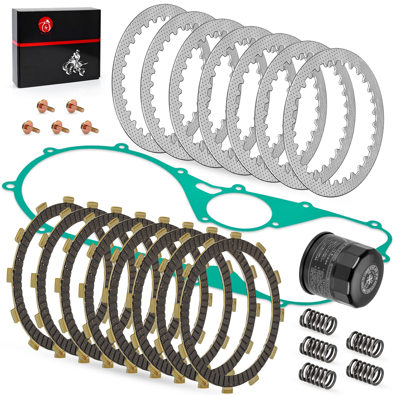 Clutch Friction Plates & Gasket For Kawasaki Vulcan 800 VN800B Classic 1996-2005