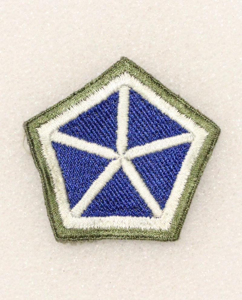 Army patch 6898: V Corps - German made w/OD Border