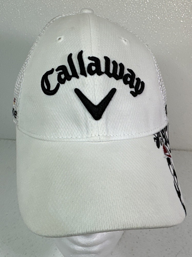 Callaway Diablo Octane White Mesh Hat Flex Fit