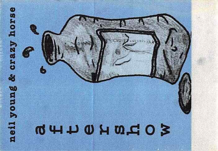 Neil Young Backstage Pass Blue After Show Cloth Variant