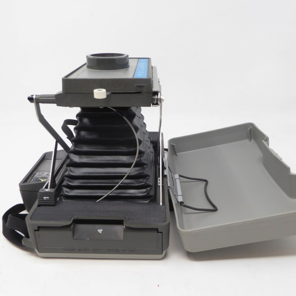 Polaroid 210 Land Camera Flash Hard Case Manuals Self Timer BUNDLE