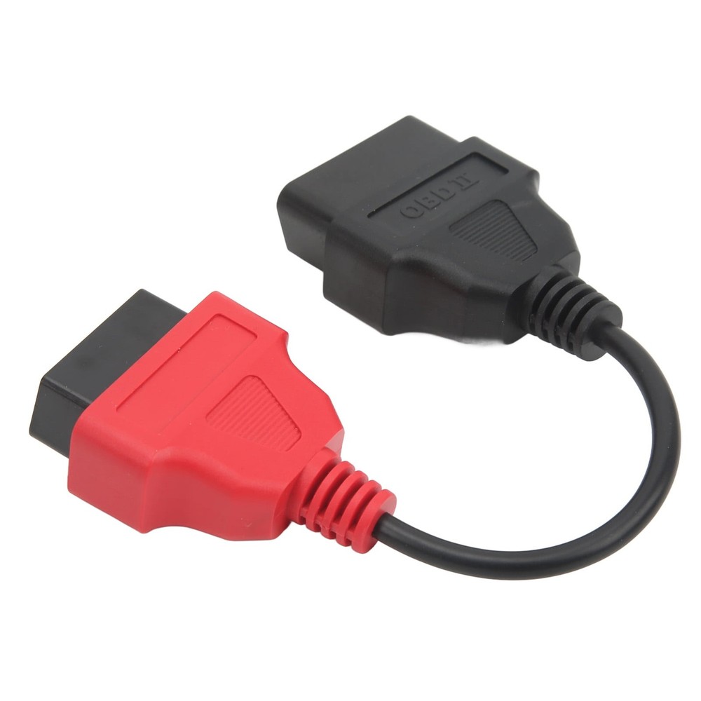 OBDIISVS Red OBD2 SRS Diagnostic Cable Adapter for EcuScan System 2 Reset Tool