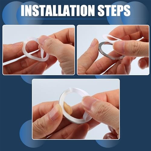 Universal Bling Car Engine Start Stop Button Cover, Car One Click Deep Blue