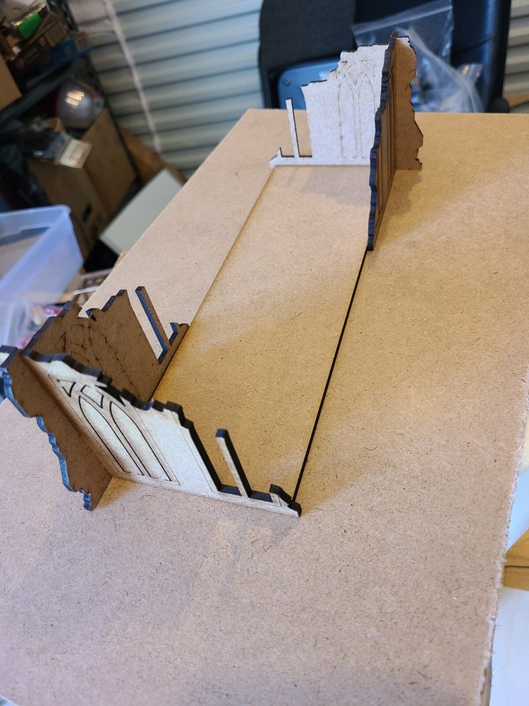 Wood Ruins Terrain Scenery Compatible With ITC