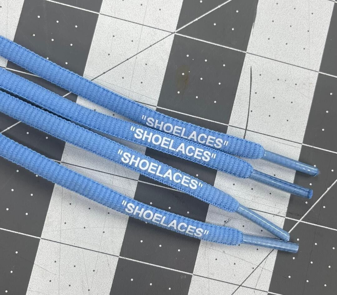 Off White “SHOELACES” Oval Laces Off White Presto Vapormax Shoelaces