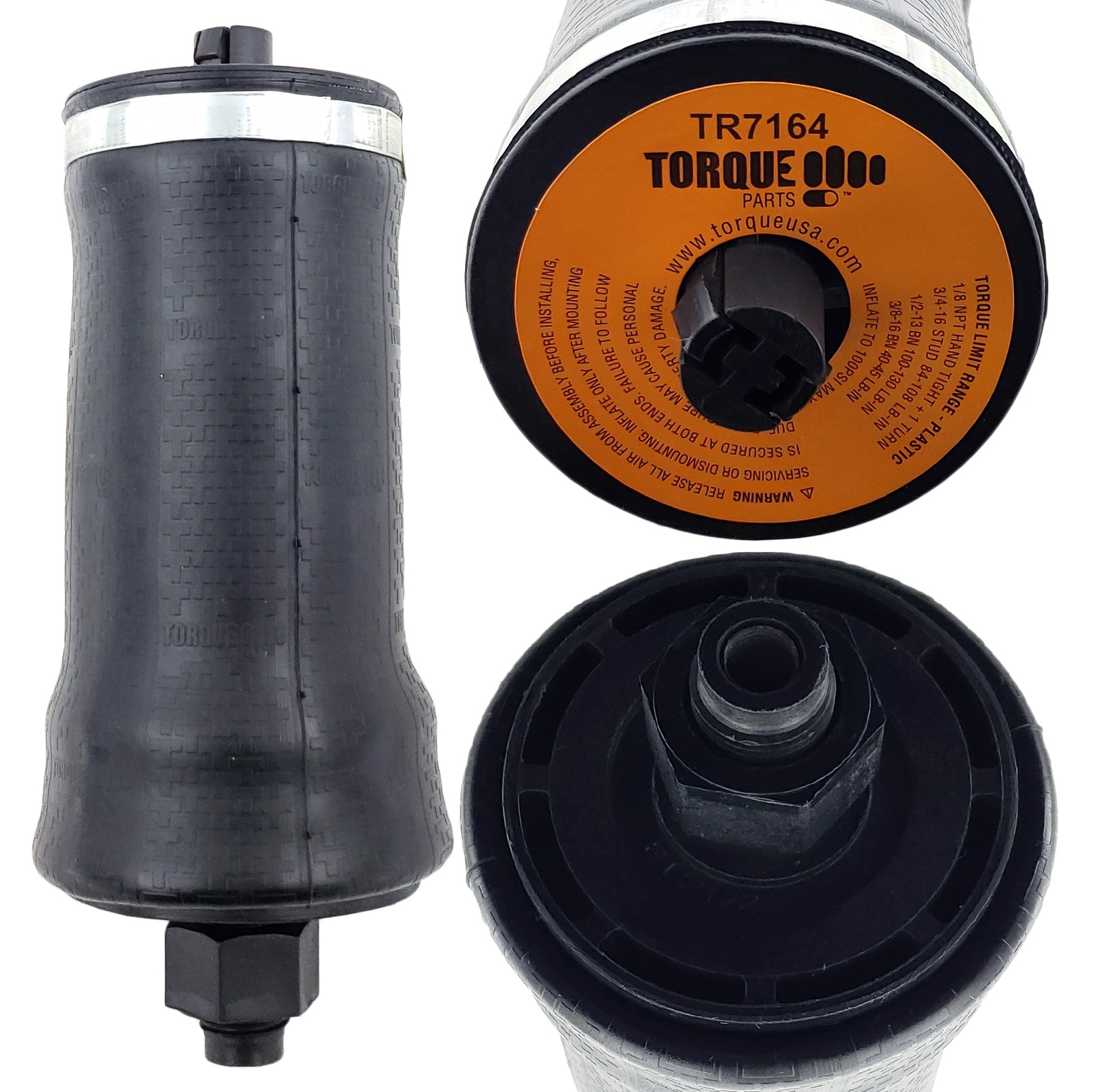 Torque Cabin Air Spring Bag Replaces Peterbilt R81-6002, Firestone W02-703-7164