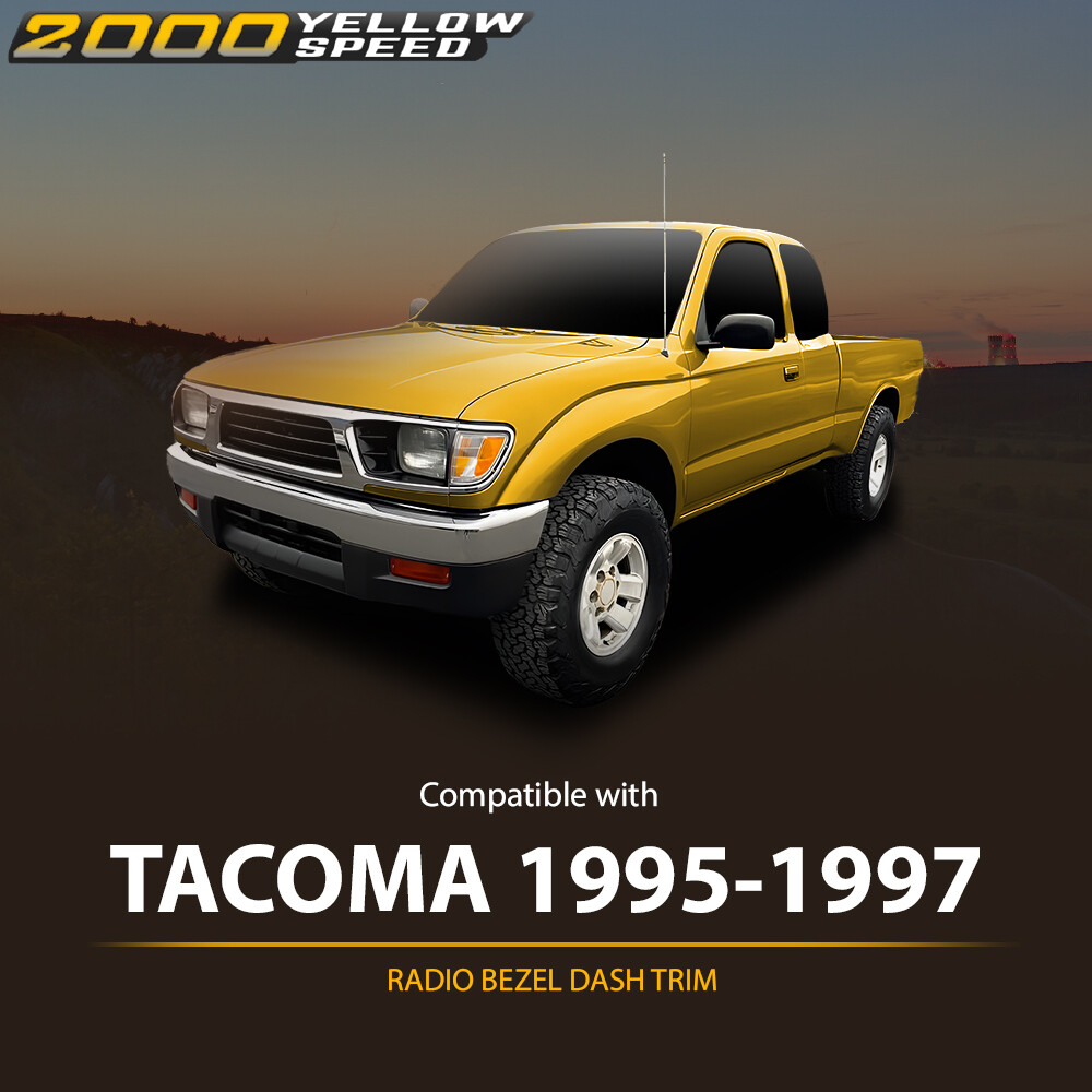 Dash Center Air Vent Radio Bezel Trim W/ Cup Holder Fit For 95-97 Toyota Tacoma