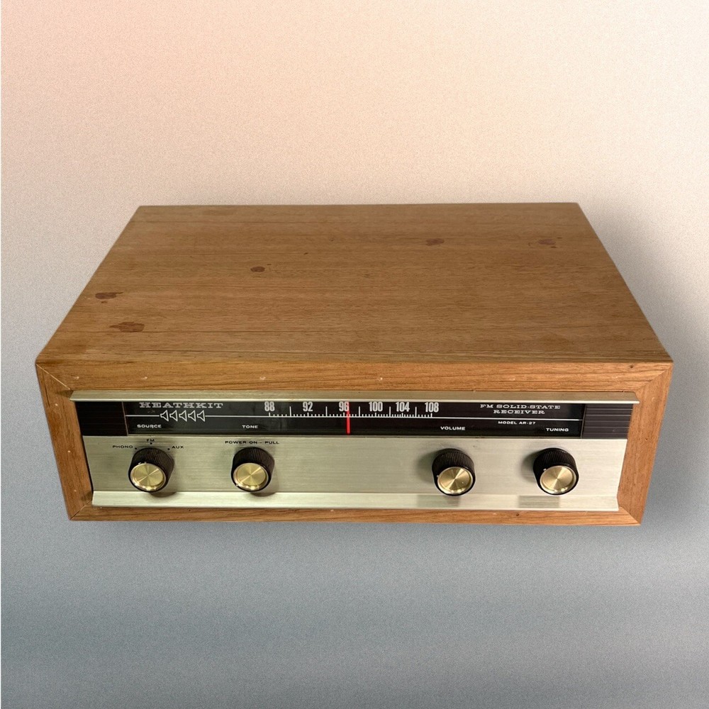 HEATHKIT SOLID-STATE MONO FM RECEIVER MODEL AR-27 Excellent Working Condition.