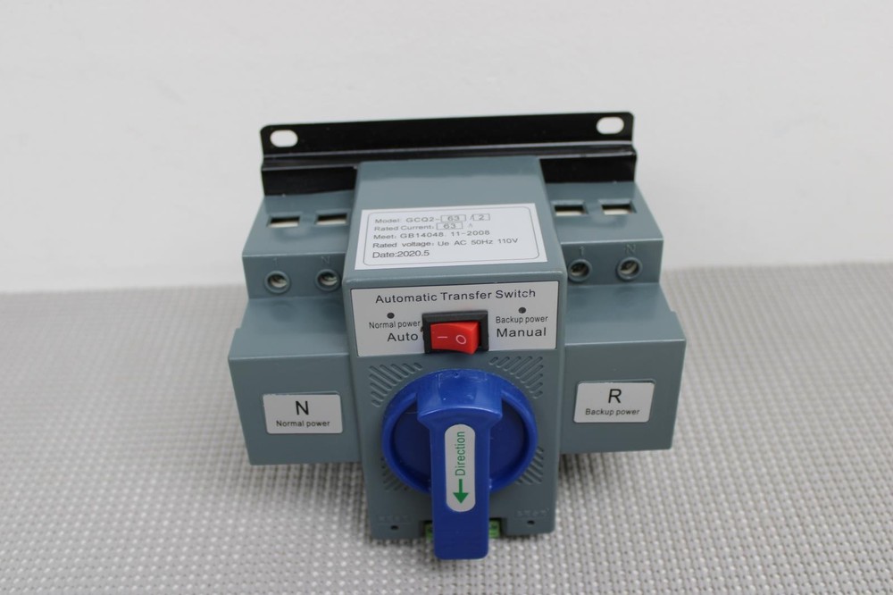 2P Dual Power Automatic Transfer Switch 60HZ Changeover Transfer Switch Tool 63A