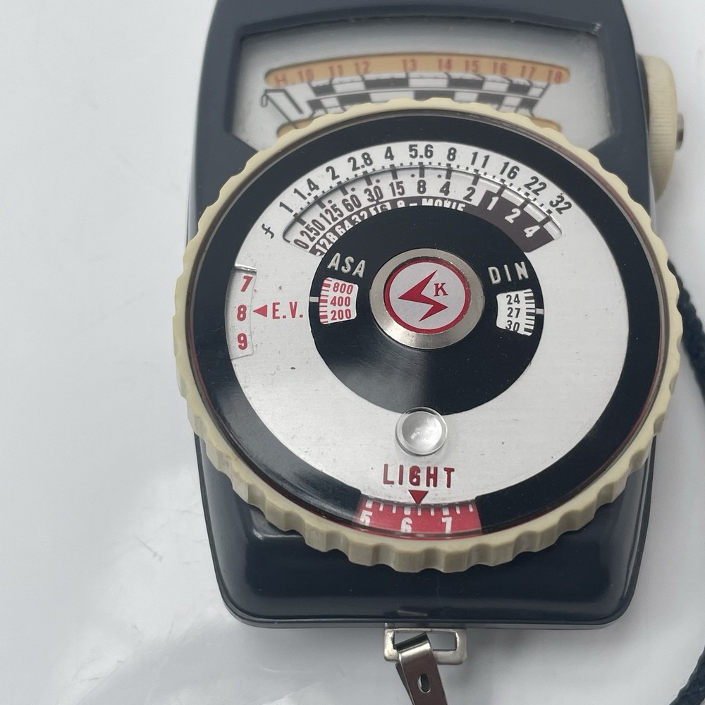 Vintage Sunset Unittic Model 65 Zero Adjust Exposure Meter W/Case