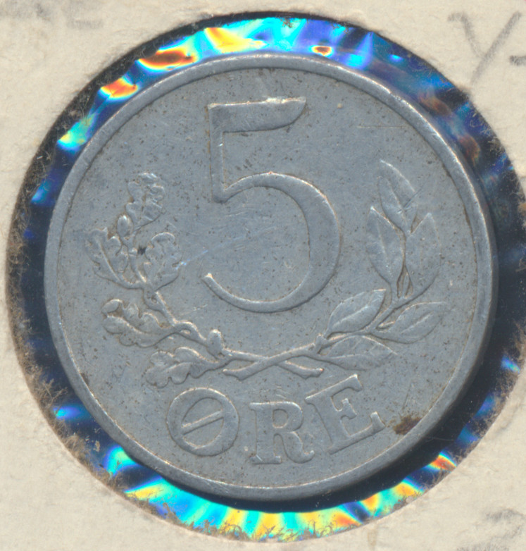 Denmark 1941 5 Ore Coin