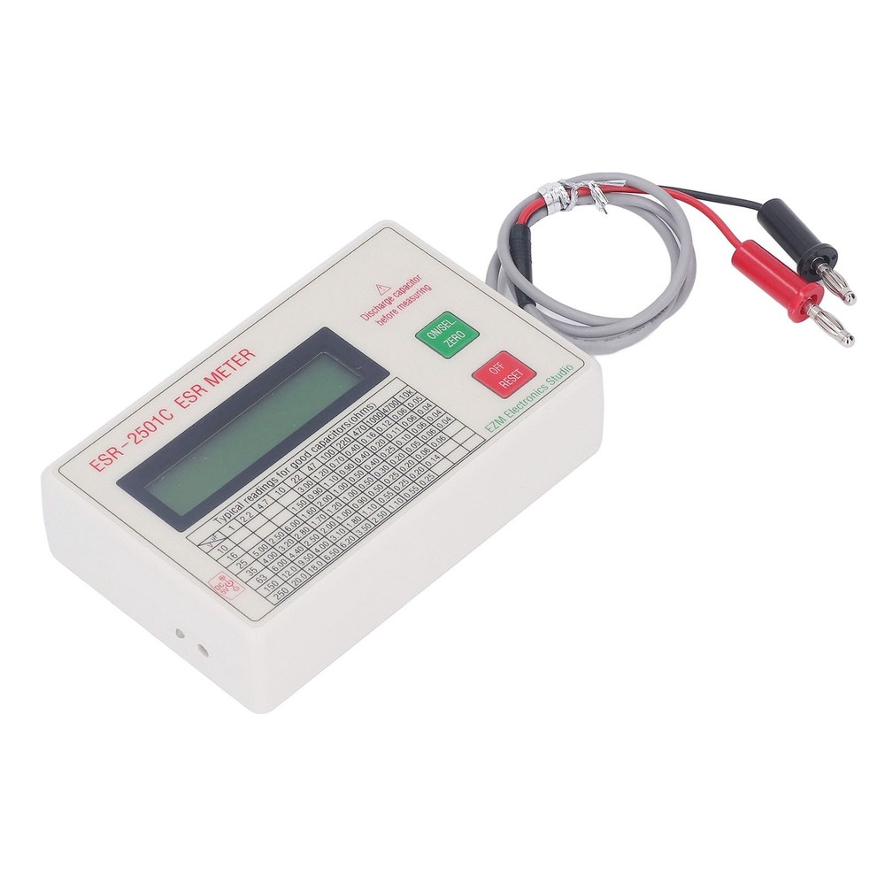 Handheld Capacitor Tester High Accuracy Lightweight Smart Shutdown