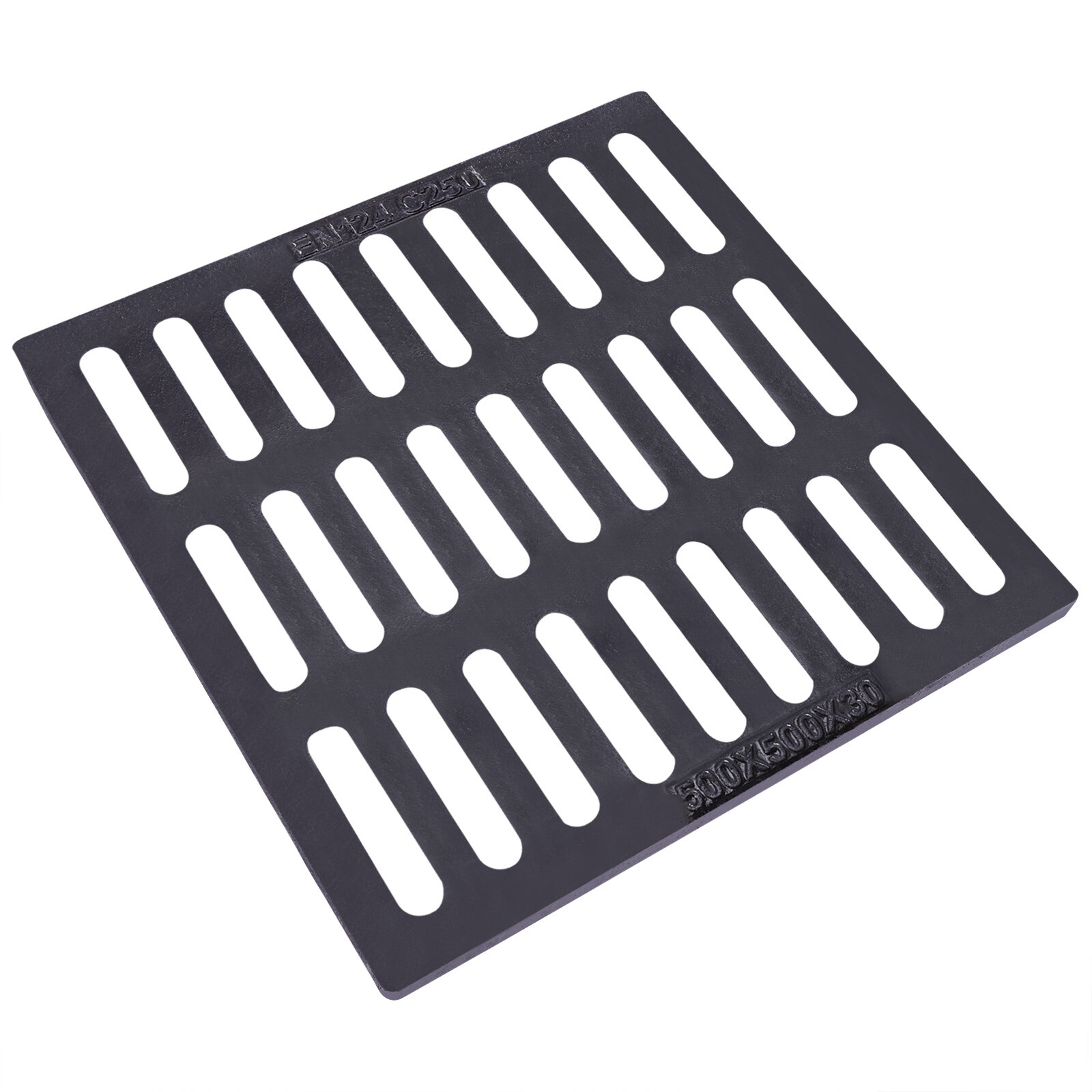 Cast Iron Sewer Grate Drain Catch Basin Cover Strainers Trench Drainage Outdoor