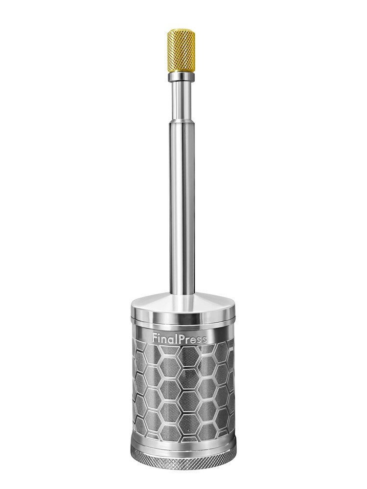 FinalPress Portable Coffee & Tea Maker V3 with Bottom Lid for Easy Cleanup | Sta