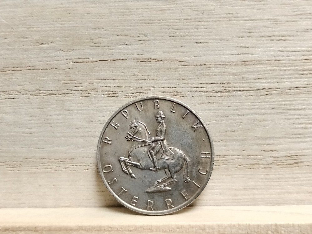 1969 5 Schilling Austria Silver Coin