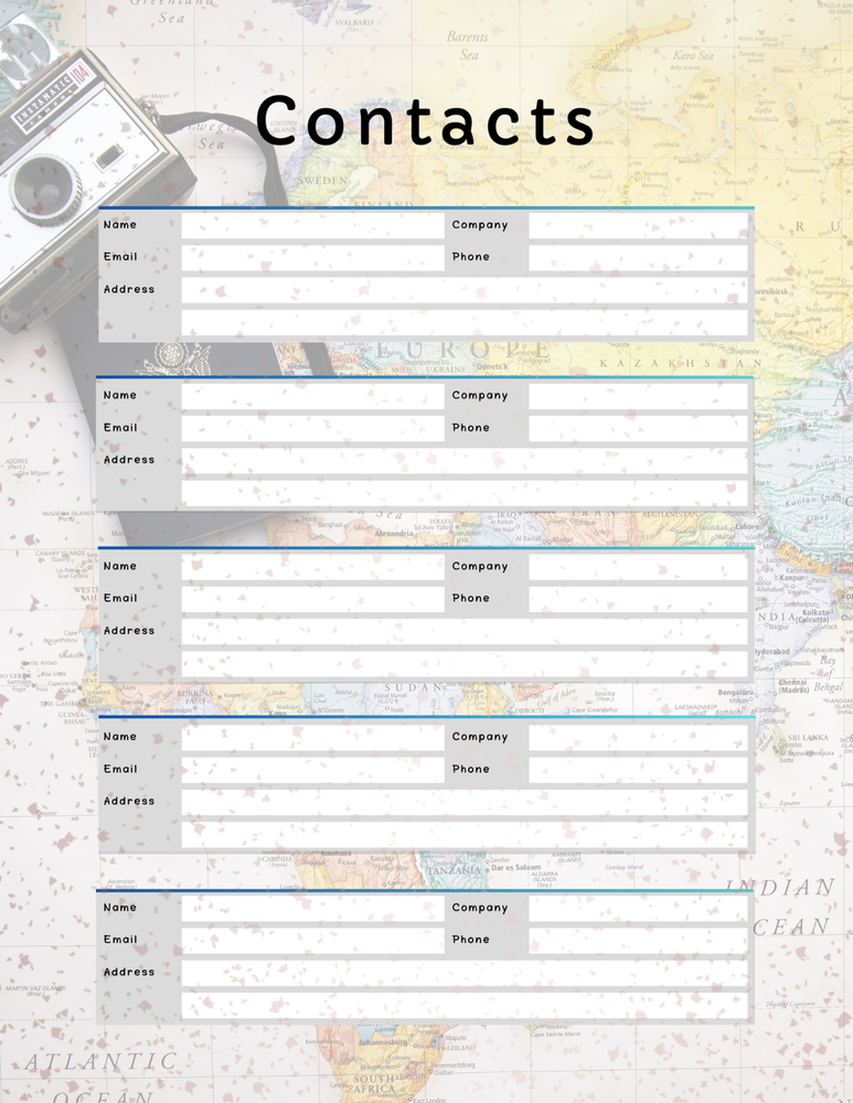 Vacation Time Daily Planner & Grateful Themed Journal