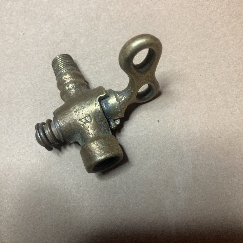 Vintage Brass Gas Cut Off Valve