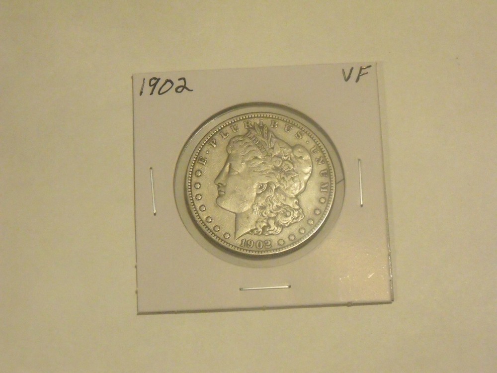 Silver 1902  Morgan Dollar     Nice VF condition