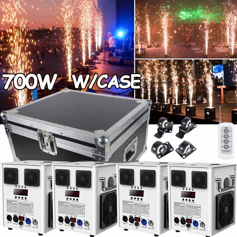 700W Cold Spark Machine Stage Effect DMX Firework DJ Disco Event Party Wedding