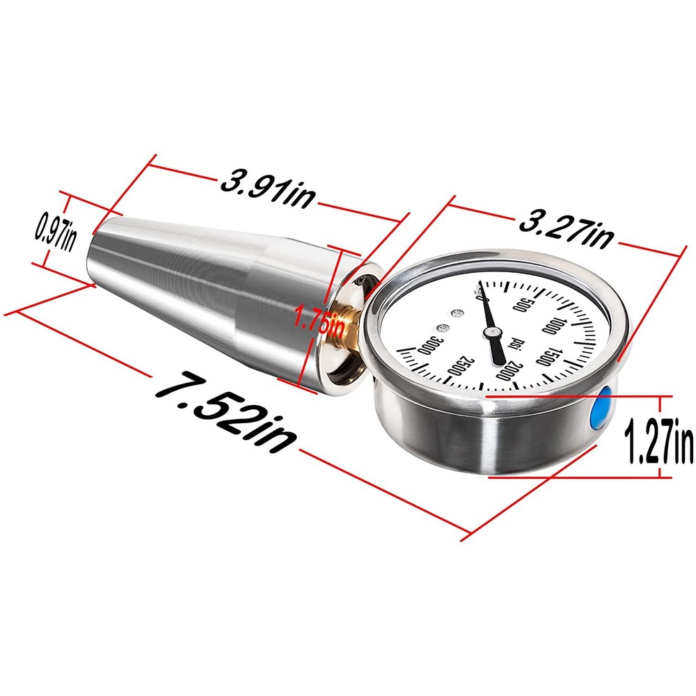 Spindle Drawbar Force Gauge Tester Checker Tool Replace For CAT 40-DFG-1