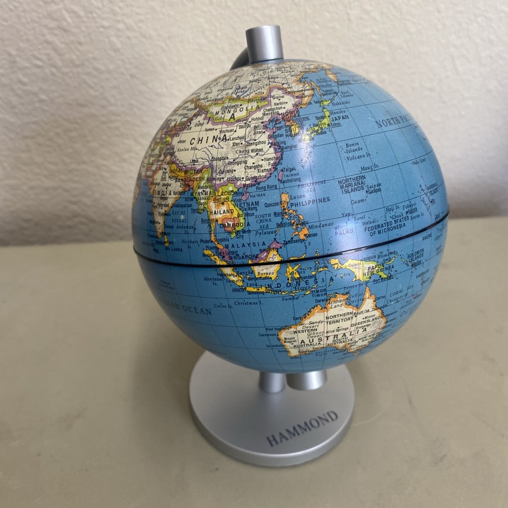 Mini Hammond Desktop World Globe.