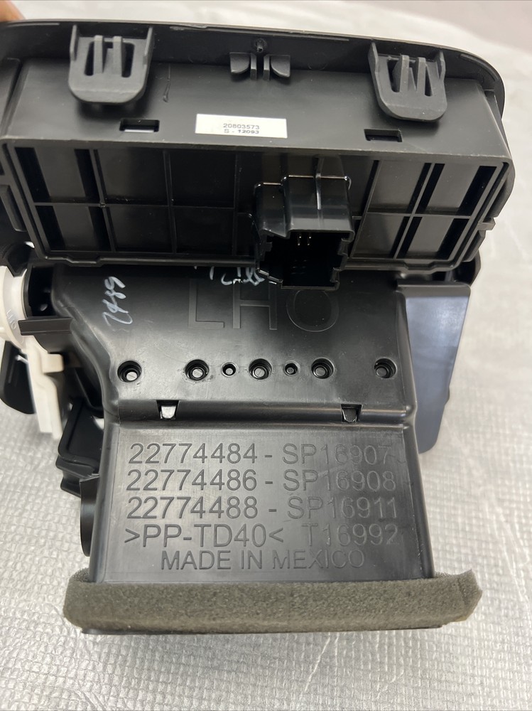 CHEVROLET VOLT 2011-2015 LH DRIVER SIDE OUTER AC VENT INFORMATION SWITCH OEM